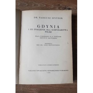 Tadeusz Spitzer, Gdynia i jej znaczenie dla gospodarstwa Polski 1933 r.