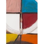 Tomasz Kawiak (*1943, Lublin), Ohne Titel aus der Serie Malerei mit Spuren um die Achse, 1973