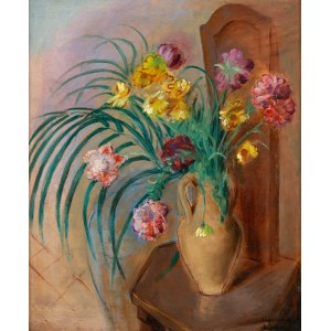 Abraham Weinbaum (Abram, Albert) (Wenbaum) (1890 Kamieniec Podolski - 1943 KZ), Blumenstrauß in einer Vase