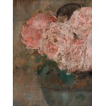 Olga Boznańska (1865 Kraków - 1940 Paris), Roses in a Vase, 1916-18