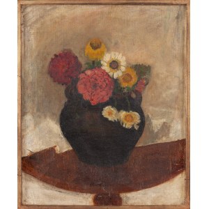 Tadeusz Makowski (1882 Osvětim - 1932 Paříž), Cinnie ve váze, 1915