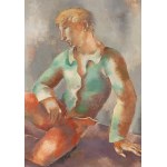 Eugeniusz Zak (1884 Mohylno, Belarus - 1926 Paris), Der junge Mann an der Wand (Le prisonnier), 1925