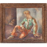 Eugeniusz Zak (1884 Mohylno, Belarus - 1926 Paris), Der junge Mann an der Wand (Le prisonnier), 1925