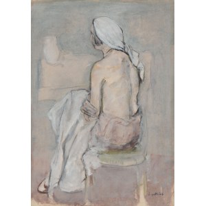 Leopold Gottlieb (1879 Drohobycz - 1934 Paryż), Półakt, 1931