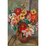 Henryk Epstein (1891 Lodz - 1944 concentration camp, probably Auschwitz), Flowers in a jug