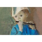 Rajmund Kanelba (Kanelbaum) (1897 Warsaw - 1960 London), Boy with a flute