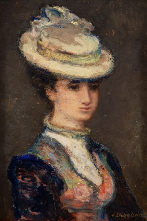 Stanisław Eleszkiewicz (1900 Czutów k. Połtawy - 1963 Paryż), Portret kobiecy
