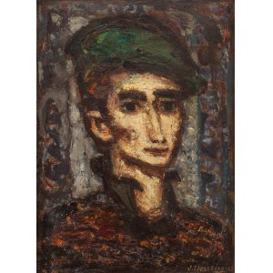 Stanislav Eleszkiewicz (1900 Czuty near Poltava - 1963 Paris), Man in a Helmet, 1950