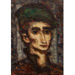 Stanislav Eleszkiewicz (1900 Czuty near Poltava - 1963 Paris), Man in a Helmet, 1950