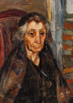 Jacques Chapiro (1887 Dyneburg, Łotwa - 1972 Paryż), Portret kobiety w fotelu, 1928