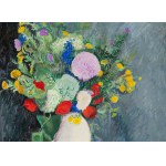 Joseph Hecht (1891 Łódź - 1951 Paryż), Martwa natura z kwiatami