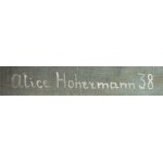 Alicja Hohermann (1902 Warschau - 1943 Treblinka), Bildnis eines Mädchens mit grünen Augen, 1938