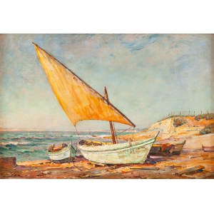 Olga Slomczynska (1881 Vevey - 1941 Paris), Montredon beach in Marseille
