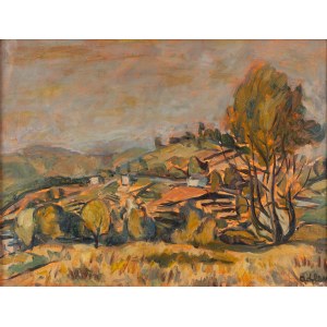 Michel Adlen (1898 Lutsk, Ukraine - 1980 Paris, France), Landscape from the South of France