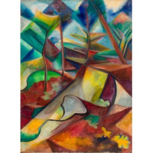 Zdzislaw Cyankiewicz (Cyan) (1912 Czechowice - 1981 Paris), Landscape, 1946