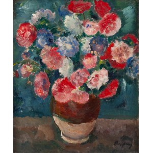 Ignacy (Izydor) Hirszfang (Hirszenfinkel vel Hirszfinkel) (1892 Tomaszów Rawski - 1943 Todeslager Auschwitz), Blumen in einer Vase