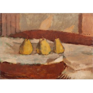 Benn Bencion Rabinowicz (1905 Bialystok - 1989 Paříž), Zátiší se třemi hruškami, 1939