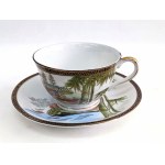 Hand-painted tableware for 10 people