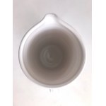 Keramikkrug / Vase mit Taubenmotiv