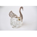 A pair of swans - salt and pepper shakers, France, 1950s.