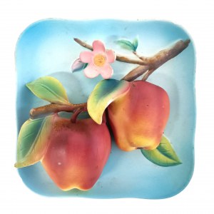 Keramischer Wandschmuck (Apfel)