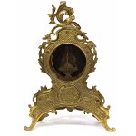 Fireplace suit: clock and two candlesticks