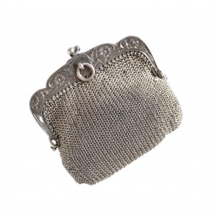 Art Nouveau purse, France, 19th-early 20th century.