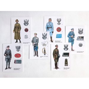 Zestaw kolekcjonerskich kart pocztowych Bitwa warszawska 1920