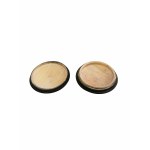 Round wooden box, hand carved