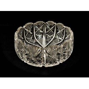 Crystal fruit bowl