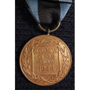 Medal Zasłużonym na Polu Chwały. Medal ustanowiony rozkazem dowódc ...