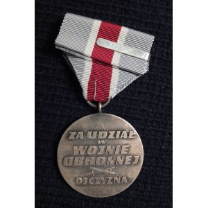 Medal Za udział w wojnie obronnej 1939. Ustanowiony ustawą z dnia 3  ...