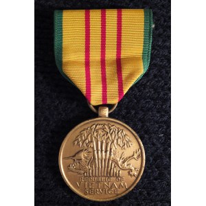 Medal za Służbę w Wietnamie (Vietnam Service Medal). Odznaczenie us ...