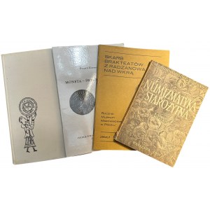 Literatura numizmatyczna - zestaw 4 książek
