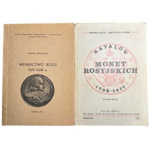 Literatura numizmatyczna - Rosja - zestaw 2 książek