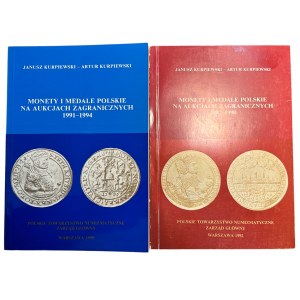 Polnische Münzen und Medaillen auf ausländischen Auktionen 1987-1994. - Satz von 2 Katalogen