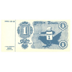 SOLIDARNOŚĆ - jeden ZOMOL - Kukla120 typ58