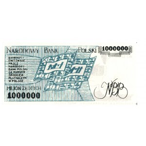 SOLIDARITY - PLN 1,000,000. 1987 - Wojciech Jaruzelski