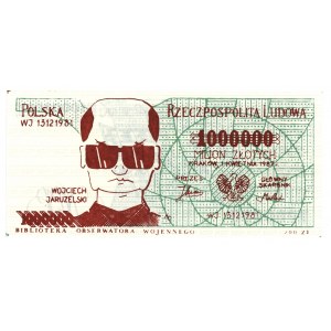 SOLIDARNOŚĆ - 1 000 000 ZŁ. 1987 - Wojciech Jaruzelski