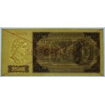 500 złotych 1948 - SPECIMEN - seria AA - PMG 64