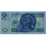 50 złotych 1994 - seria HA 4444444 - ciekawa numeracja - PMG 50 EPQ