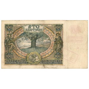 100 zlotých 1934 - séria C.D. - falošný dotlač