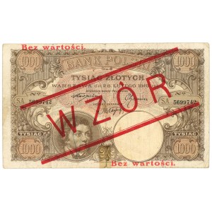 1.000 złotych 1919 - WZÓR