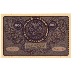 1,000 Polish marks 1919 - I SERIES CH