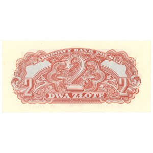 2 Zloty 1944 - Serie Ac 111111 - Gedenkausgabe ohne Aufdrucke