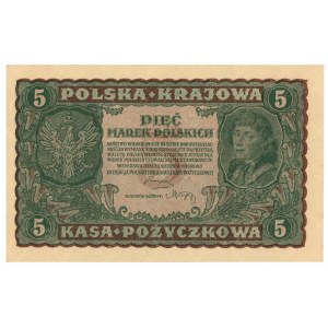 5 Polnische Mark 1919 - II Serie E