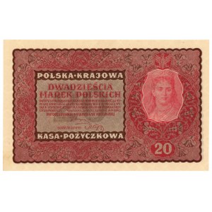 20 Polnische Mark 1919 - II Serja FJ