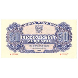 50 Zloty 1944 - obligatorisch - Serie At - Gedenkmünze
