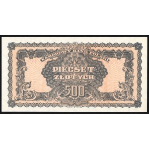 500 złotych 1944 - emisja pamiątkowa z 1979 - seria BH