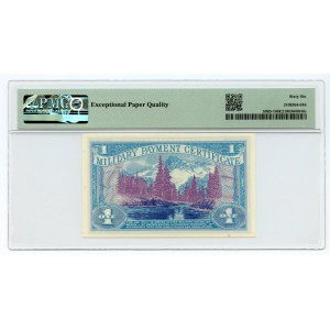 USA - 1 Dolar 1968 - Military Payment Certificate - PMG 66 EPQ
